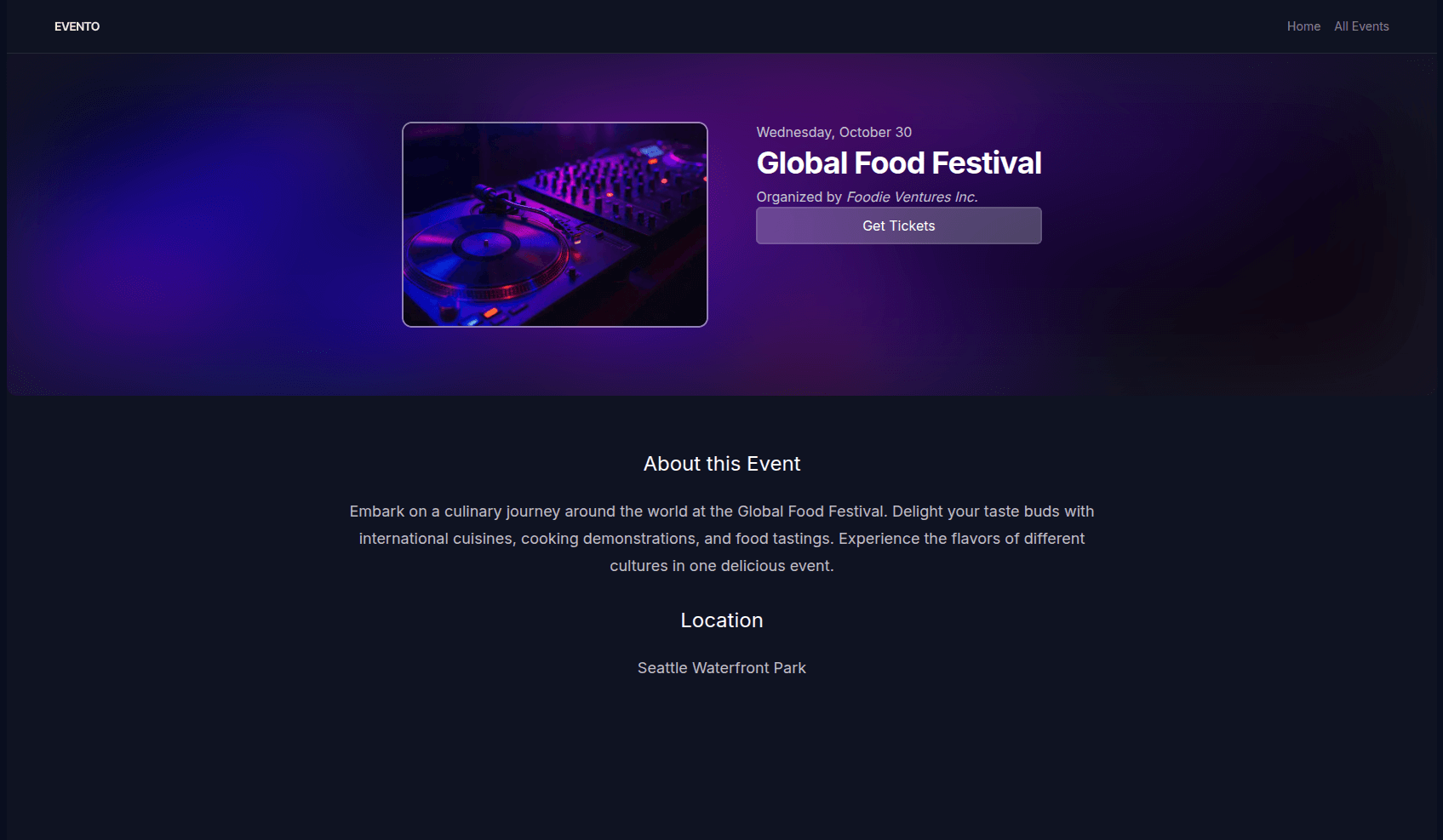 Evento screenshot 3